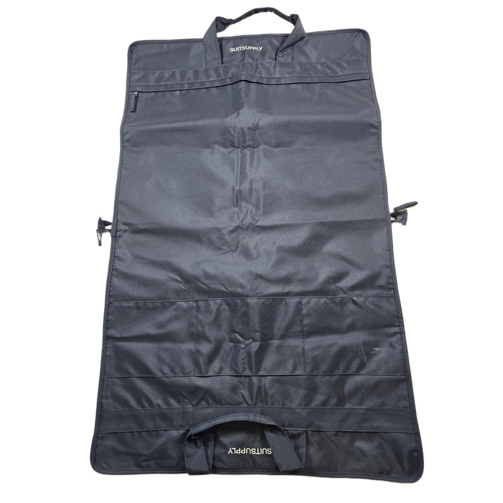 Suitsupply Garment Travel Bag Mens Navy Blue Tri Fold Carrier Blazer Suit